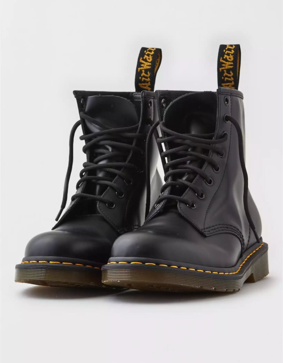 Bottes American Eagle 1460 Smooth Noir Homme | WJY-72768763